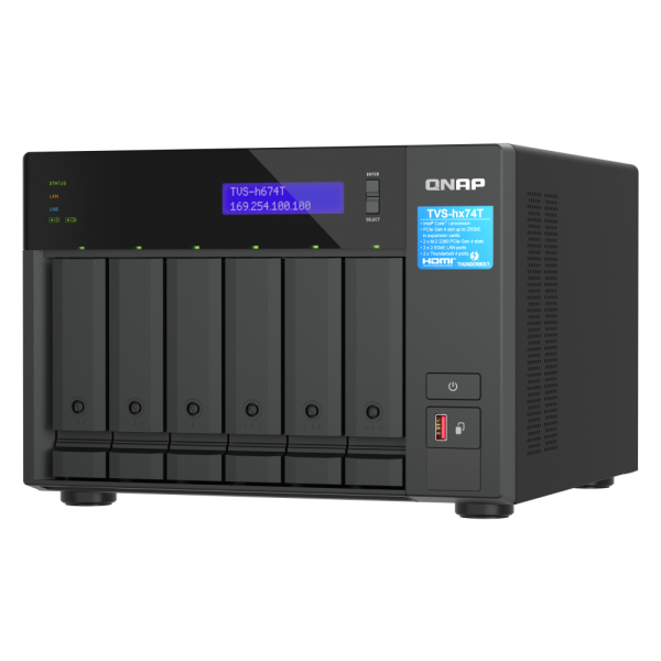 TVS-h674T-i5-32G + Seagate EXOS/WD UltraStar エンタープライズHDD 8TB X 6枚