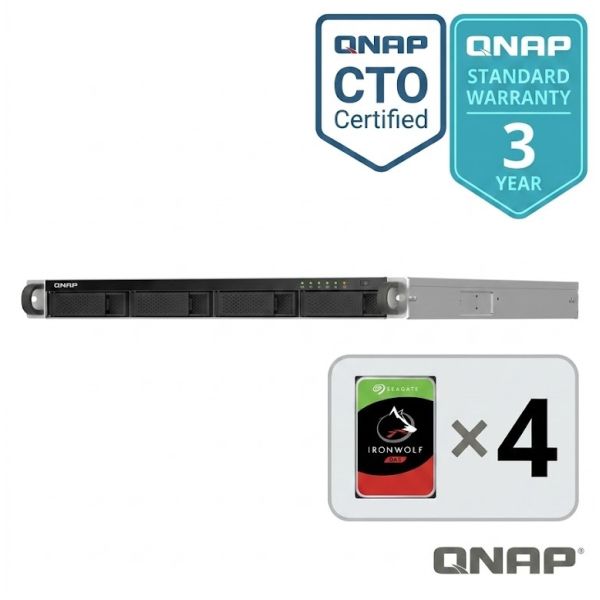 T-464U-RP-IR16T/Seagate Ironwolf 4TBドライブ4枚搭載/即稼働OK/3年無料修理保証